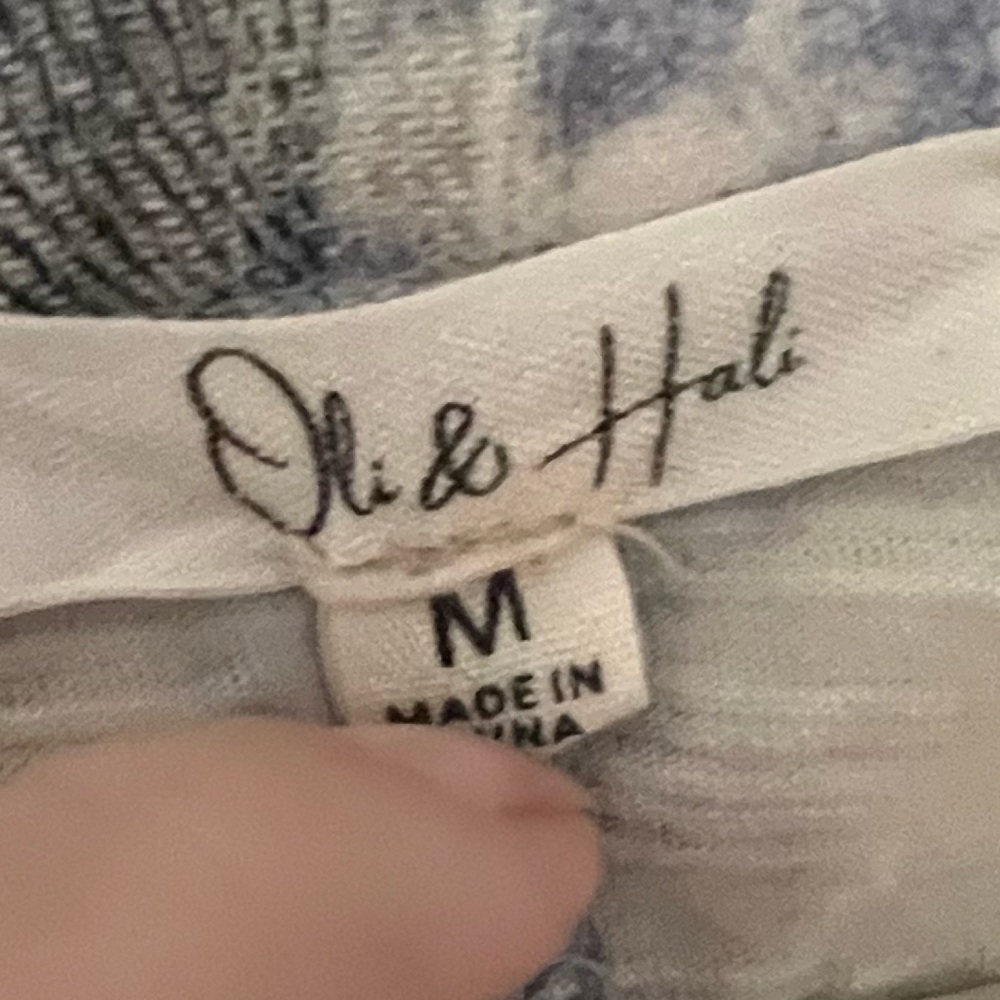 Oli & Hali Washed Multi Print Patchwork Oversized… - image 2